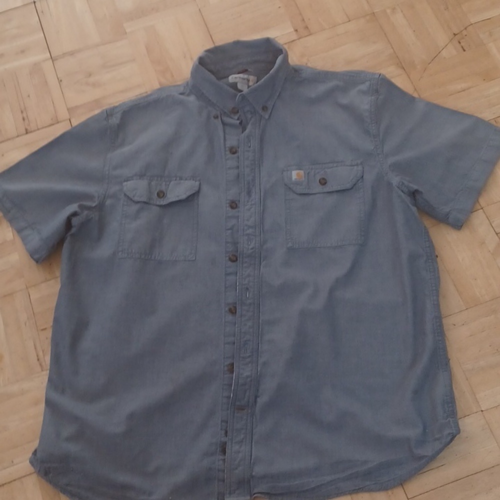 Carhartt short sleeve Shirt men's size xlarge  blue